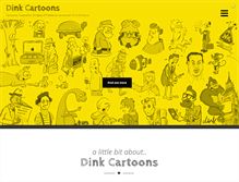 Tablet Screenshot of dinktoons.com